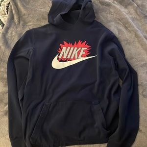 NIKE, Blue Light Weight Hoodie, Youth XL